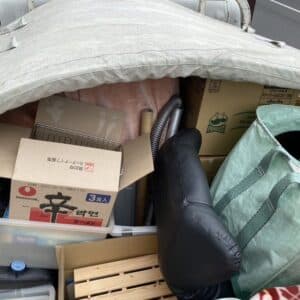 福山市でご家族揃って引越しの為、ほぼすべて不用品処分