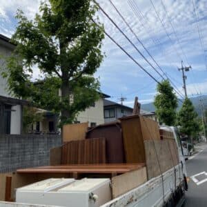広島市安佐北区で解体前の戸建て丸ごと片付け