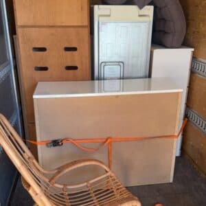 福山市で戸建ての片付けの際に食器棚、冷蔵庫など処分