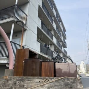 広島市南区で空き家処分に伴い家具、家電回収