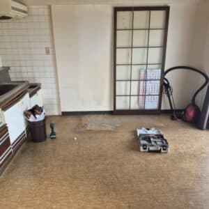 篠栗町で引越しの際に冷蔵庫、食器棚処分