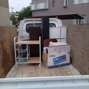 大分市で1LDKの不用品片付け
