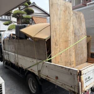 玉野市で急遽の引越しに伴う片付け
