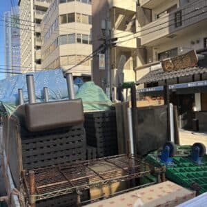 広島市中区のテナントビル退去の際に備品や粗大ゴミ回収