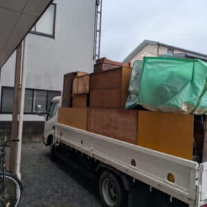 宇部市の戸建てで家具家電や不用品回収‼